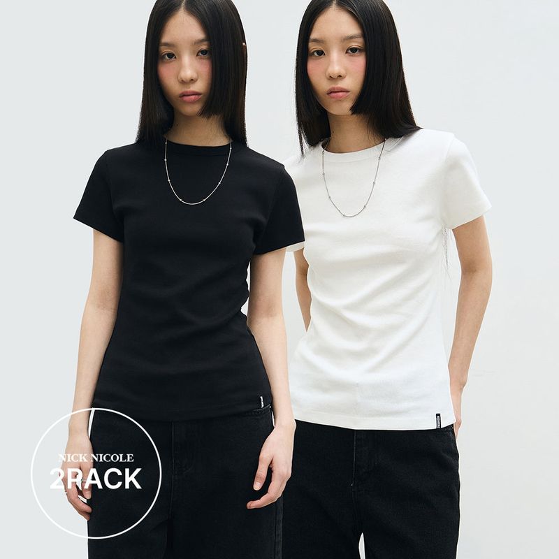 [2PACK] MINIMAL MODERN HALF TOP PACKAGE _5 COLOR