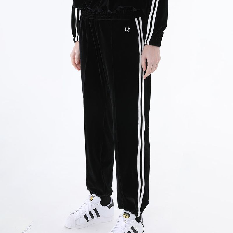 CLUT STUDIO（クラットスタジオ）の「0 3 lazy day velvet jogger pants - BLACK（Pants）」