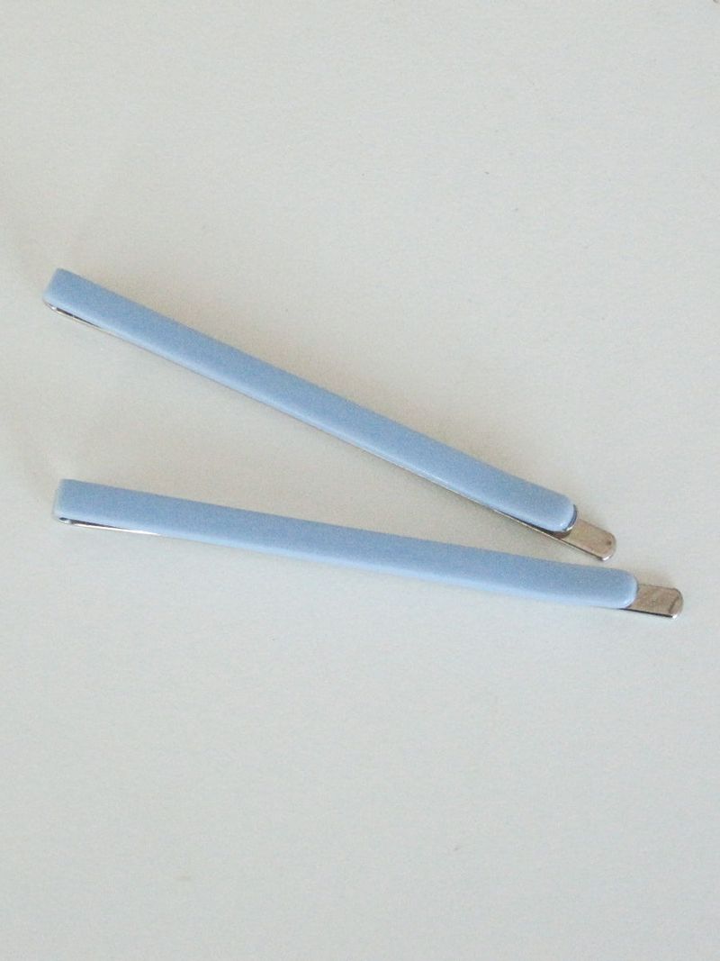 [2 pack] Lit Bobby Hair pin (Sky Blue)