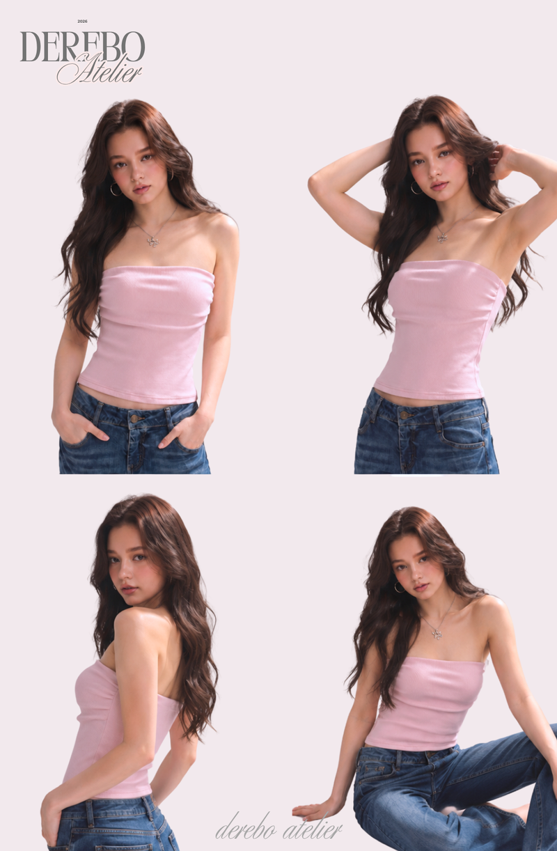 Pastel Pad Slim Tube Top