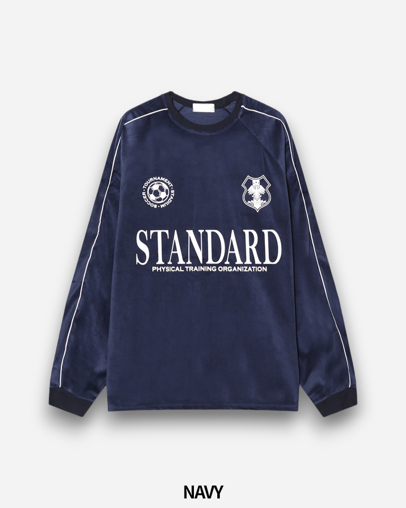 Velvet Soccer Long-Sleeved T-shirt