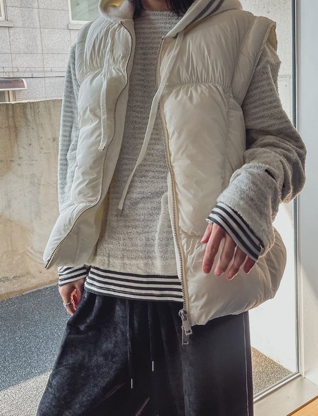 Endo Two Way Hooded Padded Vest