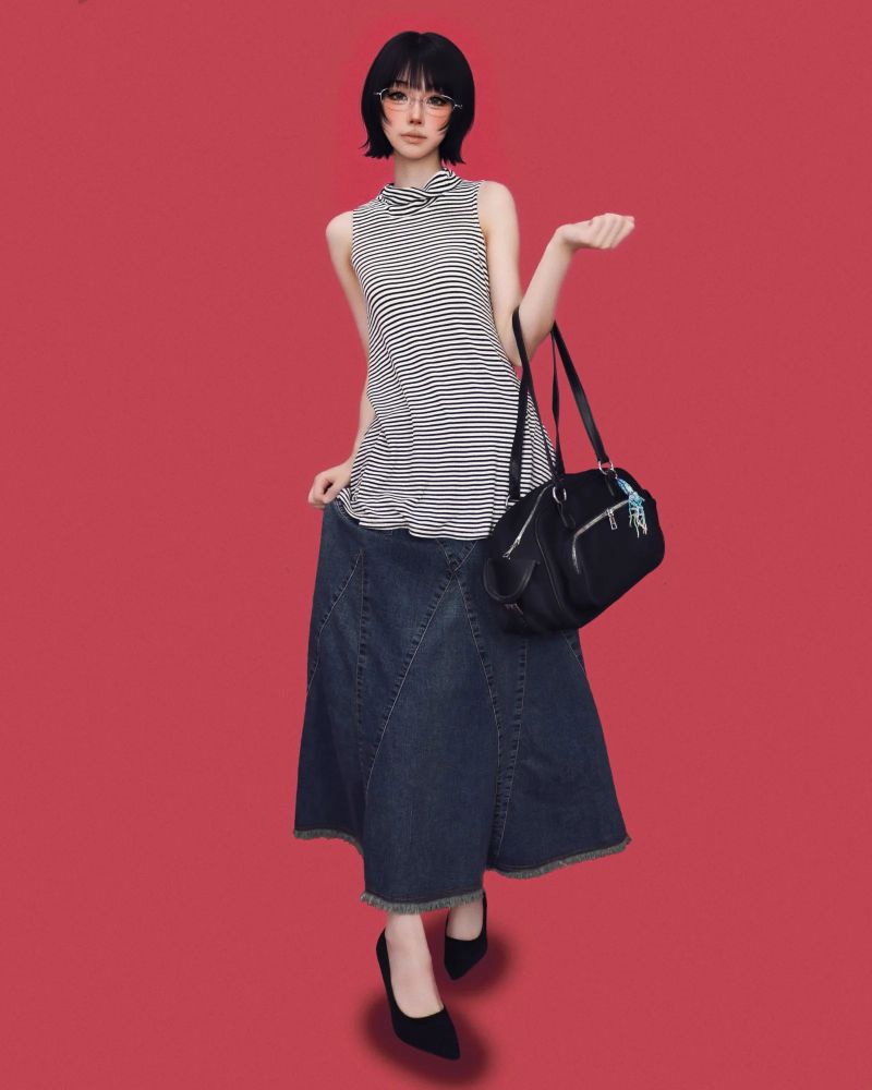 tan-tan pocket shoulder bag (2color)