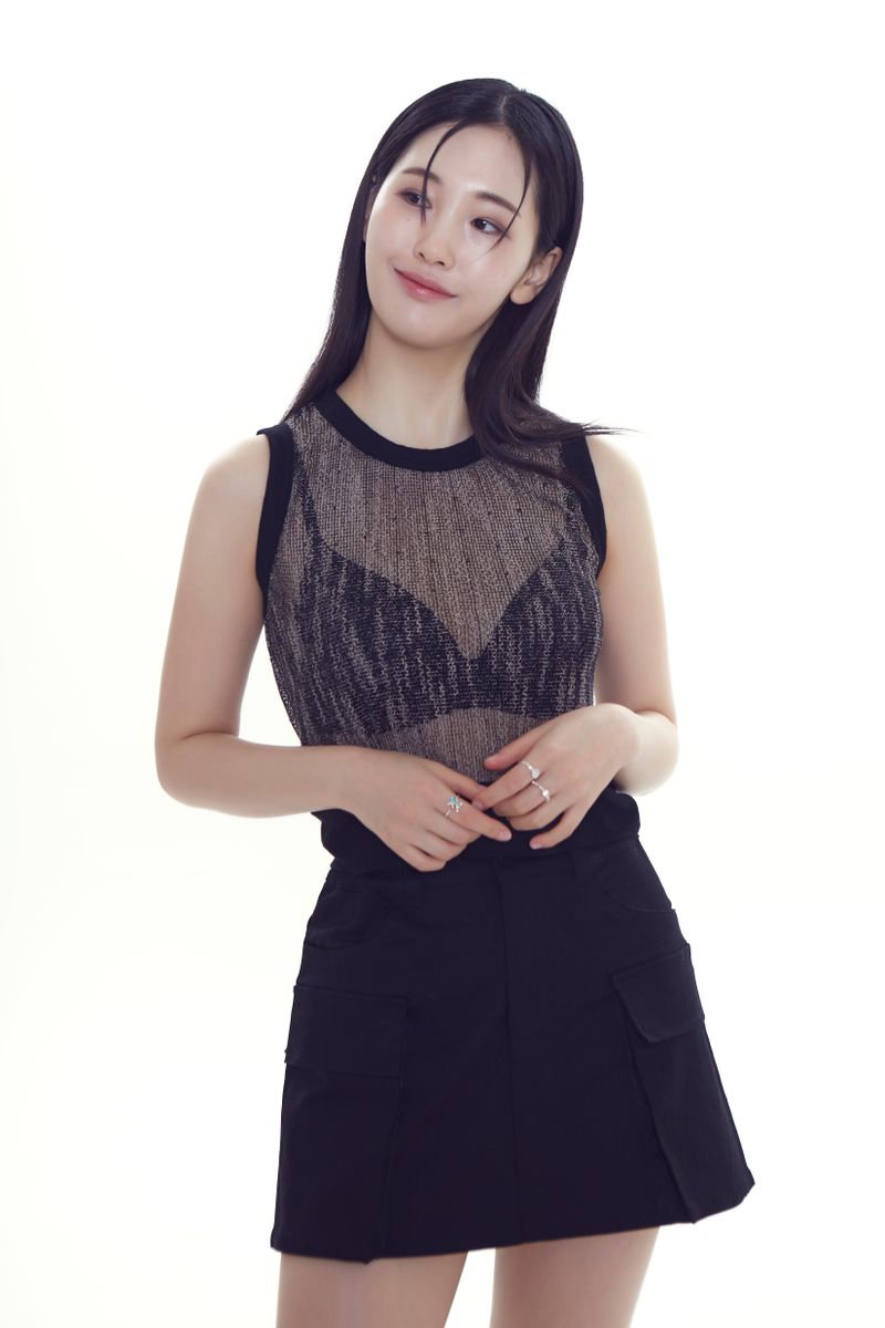 see through spangle mesh sleeveless_bk