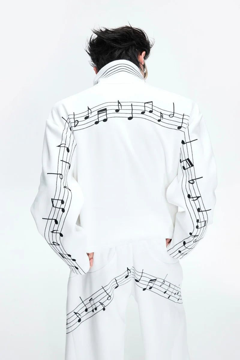 Embroidered Musical Jacket