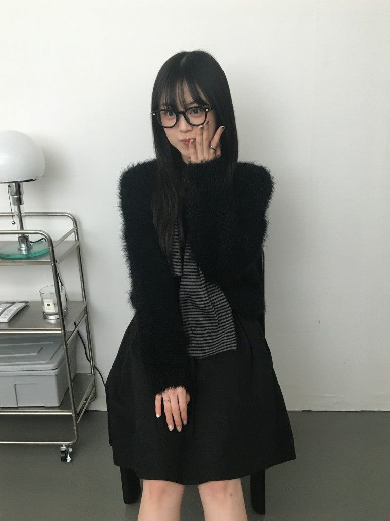 sorusoru（ソルソル）の「モアファーカーディガン(2color)（）」
