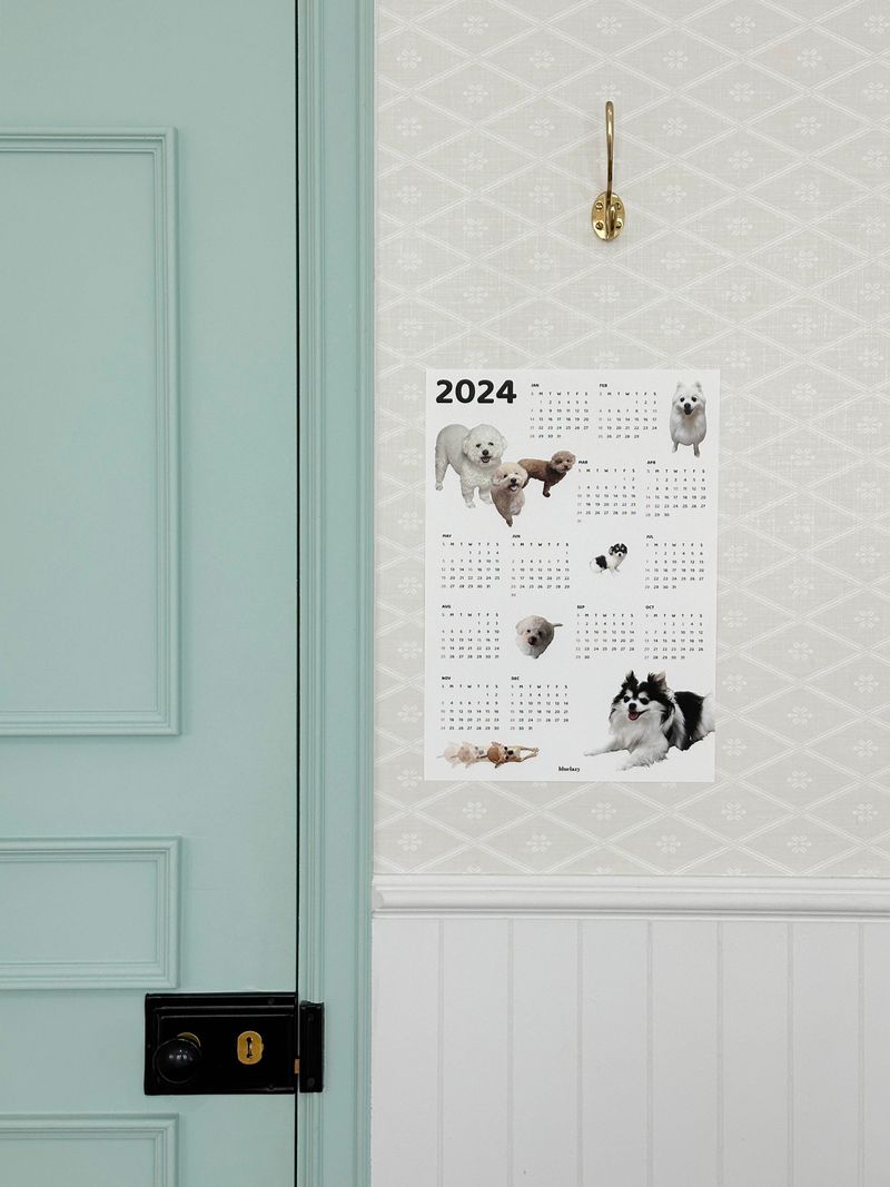 2024 DOG POSTER CALENDAR [A3]