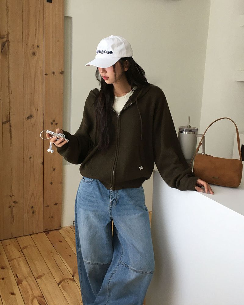[ORIGINAL] Woolen Balloon Denim Wide Pants