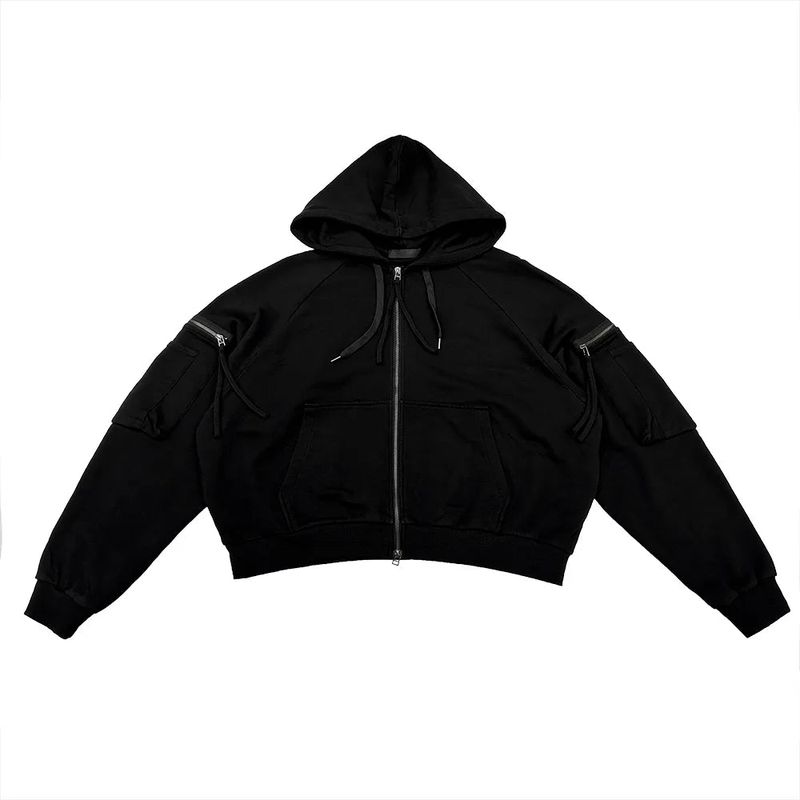 Lexia Crop Hood Zip-Up