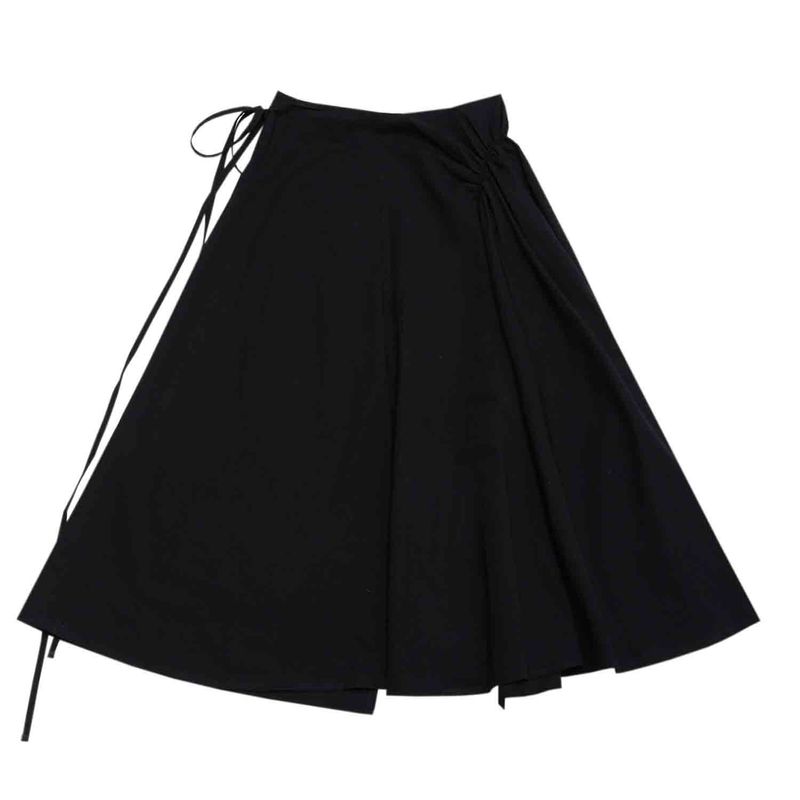Claire shirring long skirt