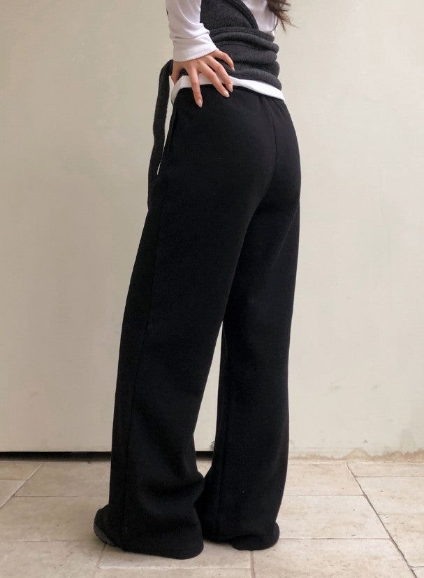 #Button Wrap Layered Skirt + Pants Set (2color)