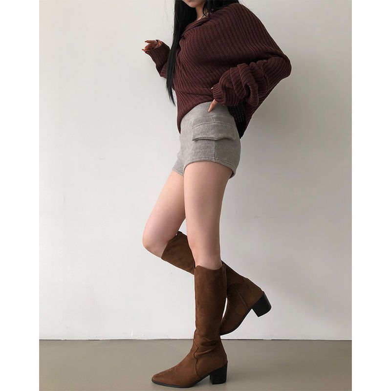Fluffy Snow Shorts