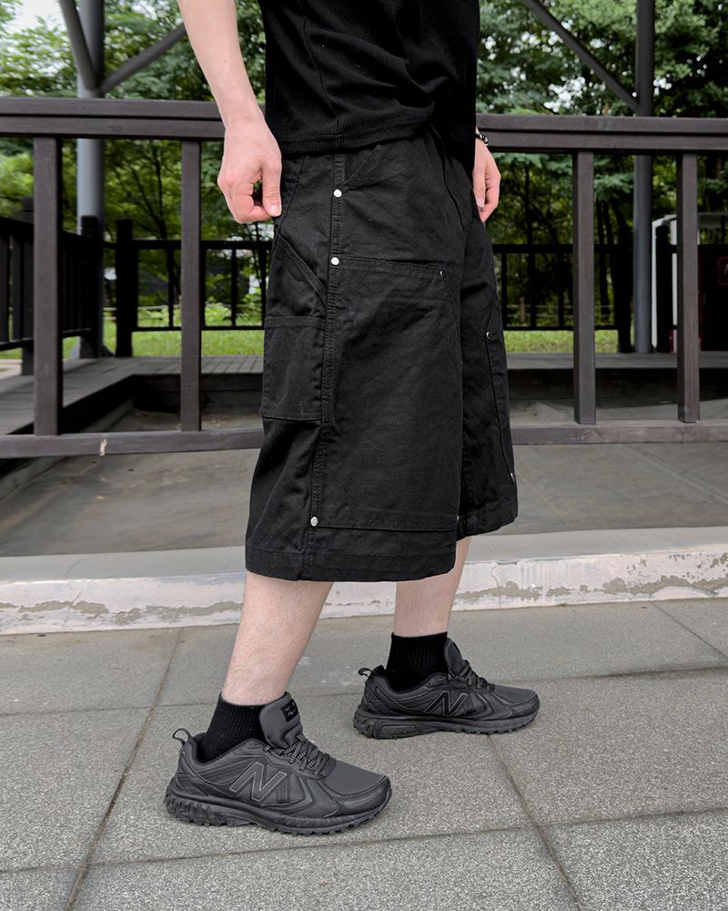 Carbon Double Knee Bermuda Pants