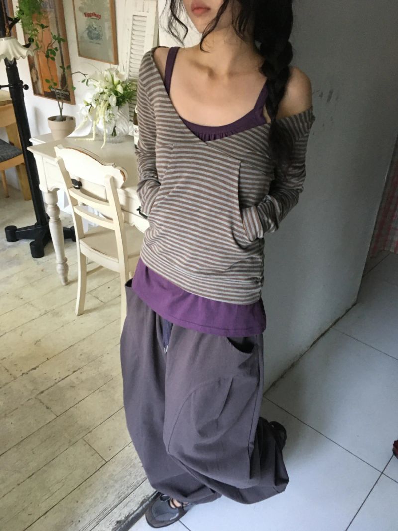 Line Wide Pants