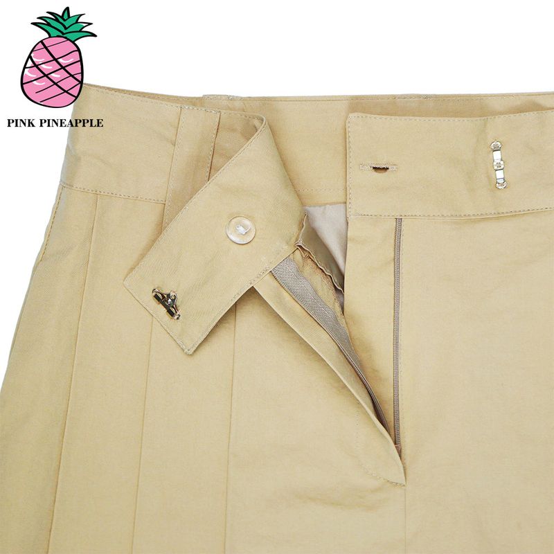 PLEATED MIDI SKIRT