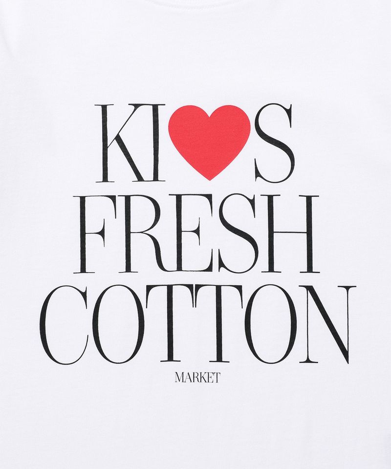 Ivy Kiss Logo Tee White (KIB6MFT512A)