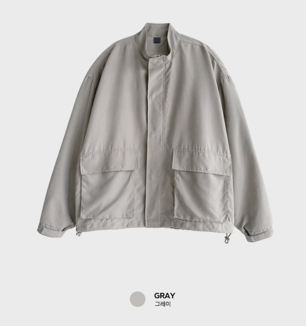 Decrab Washed Light Overfit Night Jacket