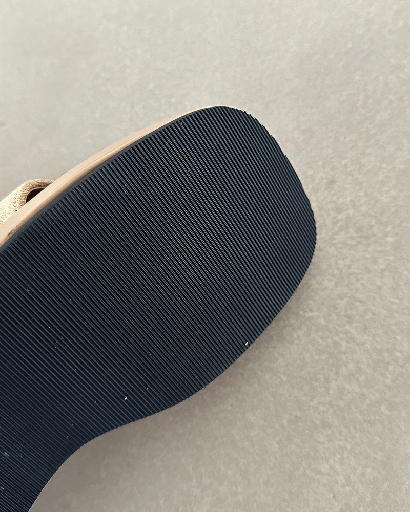 hoof suede flip summer boots