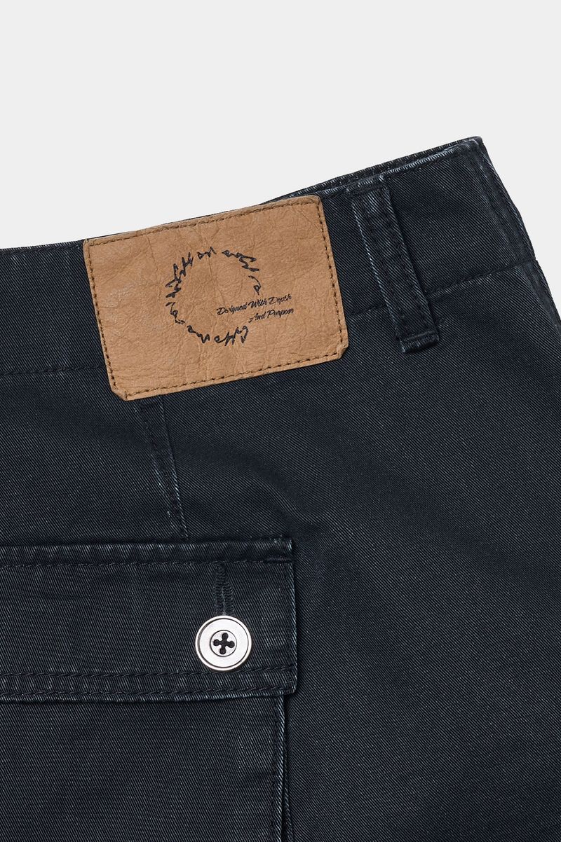 Monkey Pockets Cargo Shorts (Washed Navy)