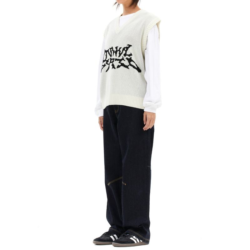 TRIBAL LOGO KNIT VEST
