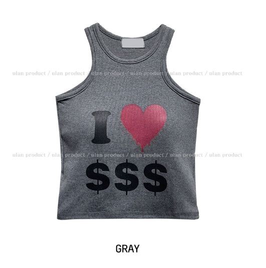 Love money pad sleeveless