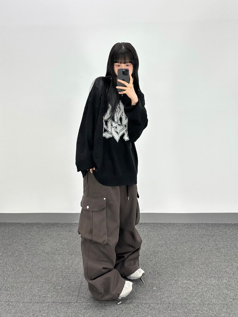 dart cotton cargo pants
