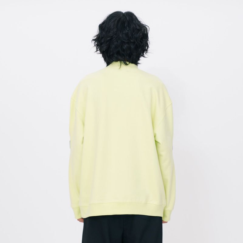 Square point Sweatshirts [Lime]
