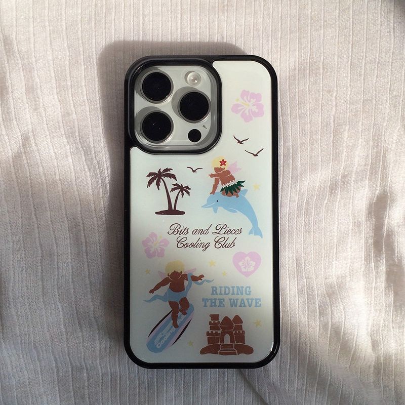 Surfing angel case (black)