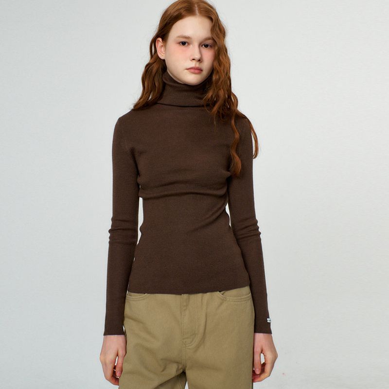 Basic Turtle Neck Knit_5Color