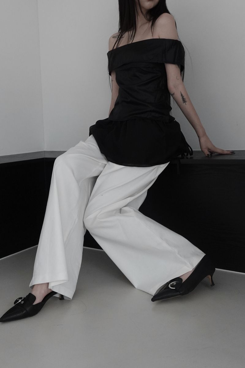 glow off shoulder top (2color)