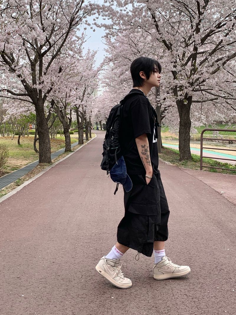 Amekaji Loose Cargo Pants 4C