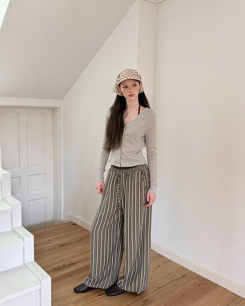 [ORIGINAL] Radi Stripe Summer Two-Way Pants