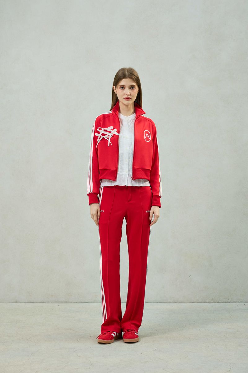 JOEL JERSEY TRACK PANTS / RED