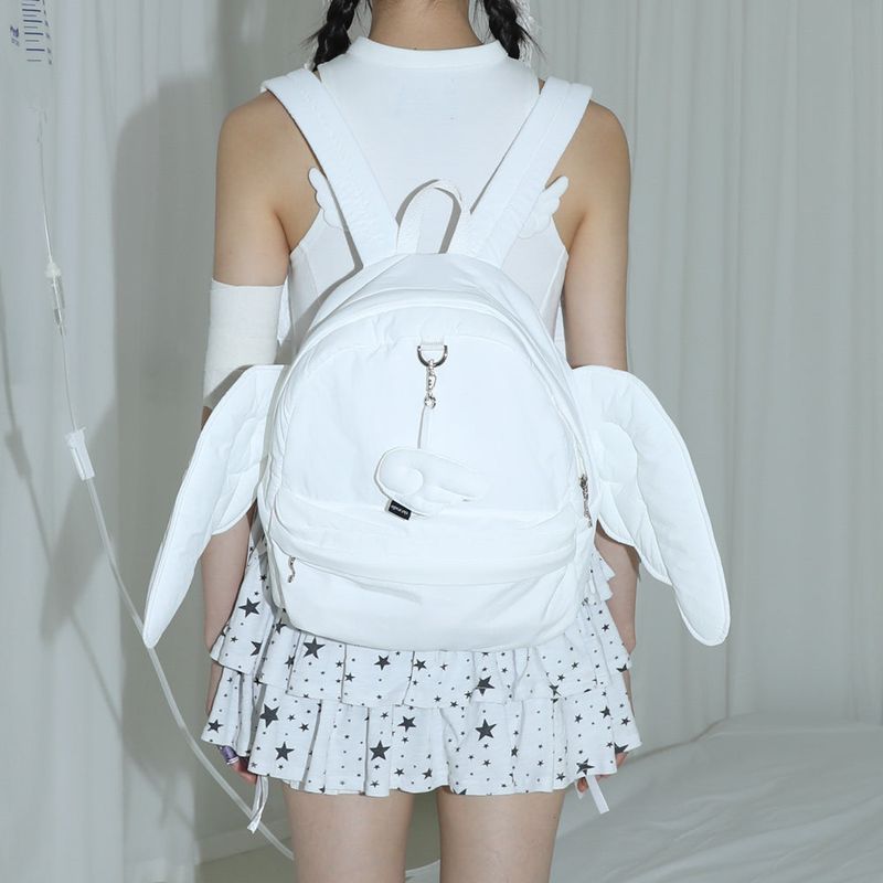 Angel Wing Backpack - WHITE