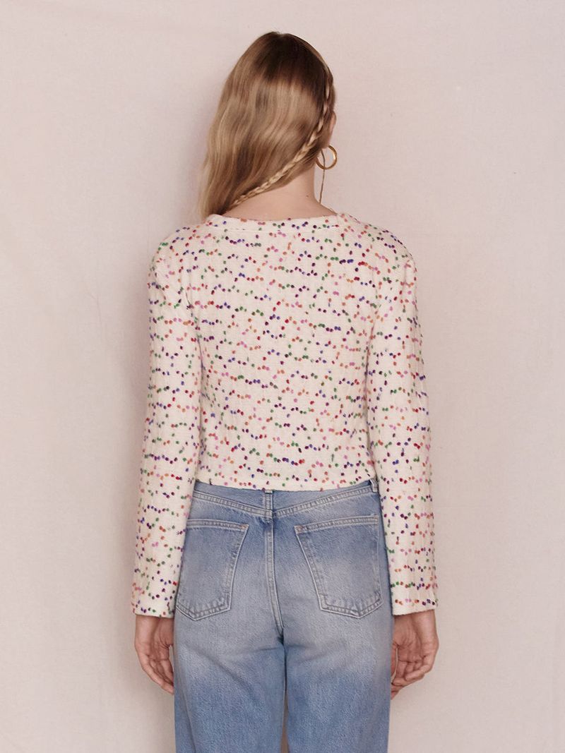 Bustier Layered Dot Knit