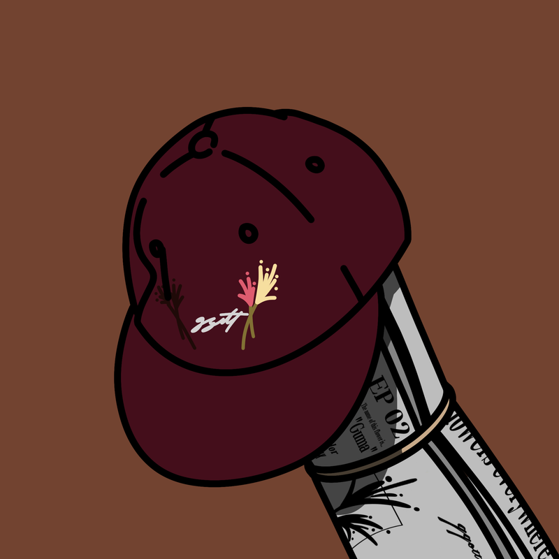 Guma _ Satin cap(Burgundy)