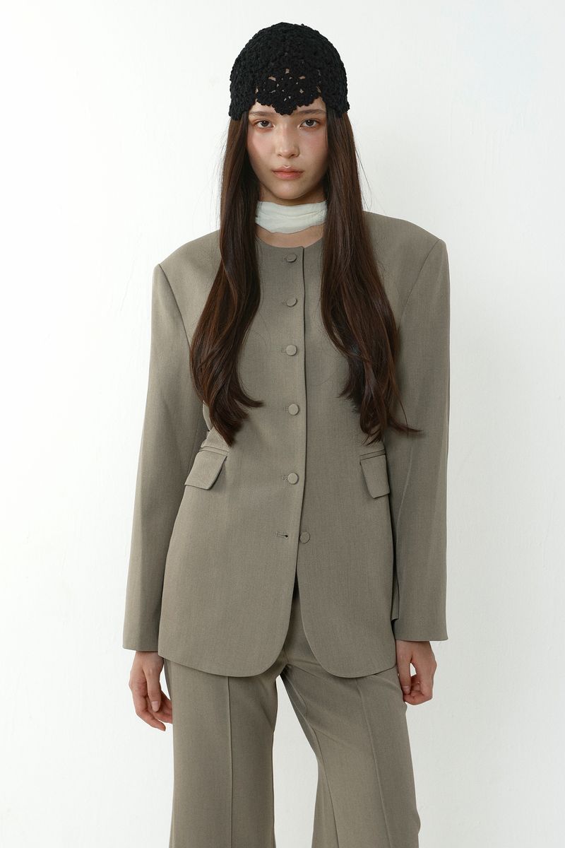 Loventina（ラヴェンティナ）の「LE LINE JACKET_BEIGE（Jackets/Outerwear）」