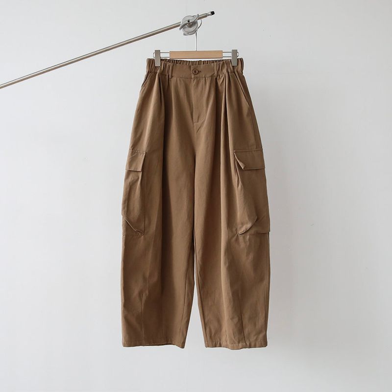 NA 3D CARGO COTTON PANTS