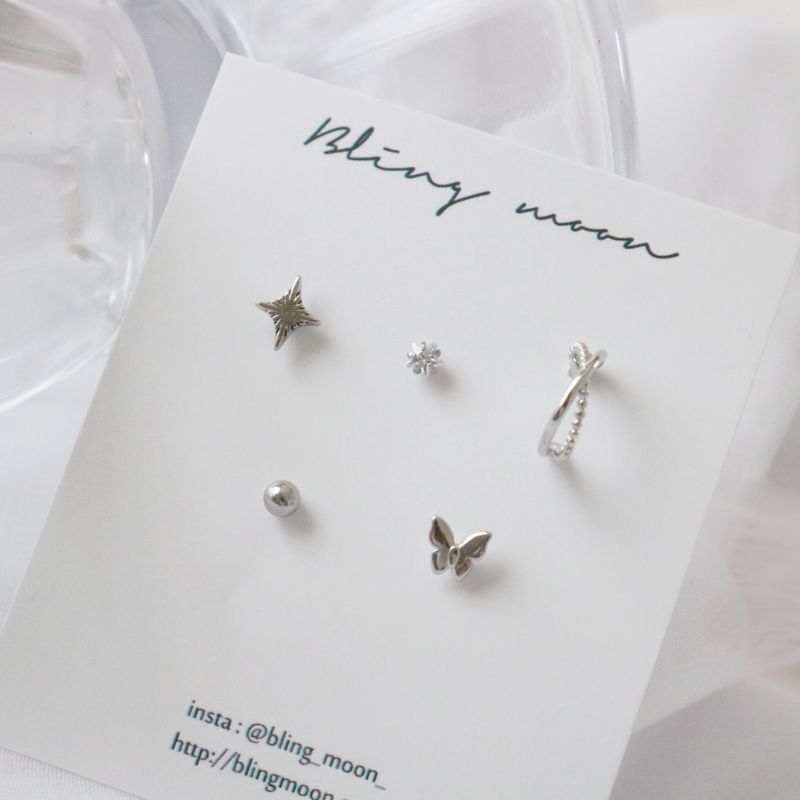 [5 set] simple mood piercing set