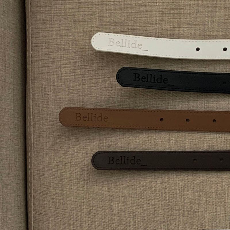 [BELLIDE MADE] Seasonless Round Square BLD Belt