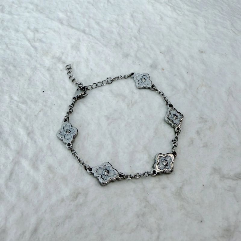 Silver Bloom Bracelet