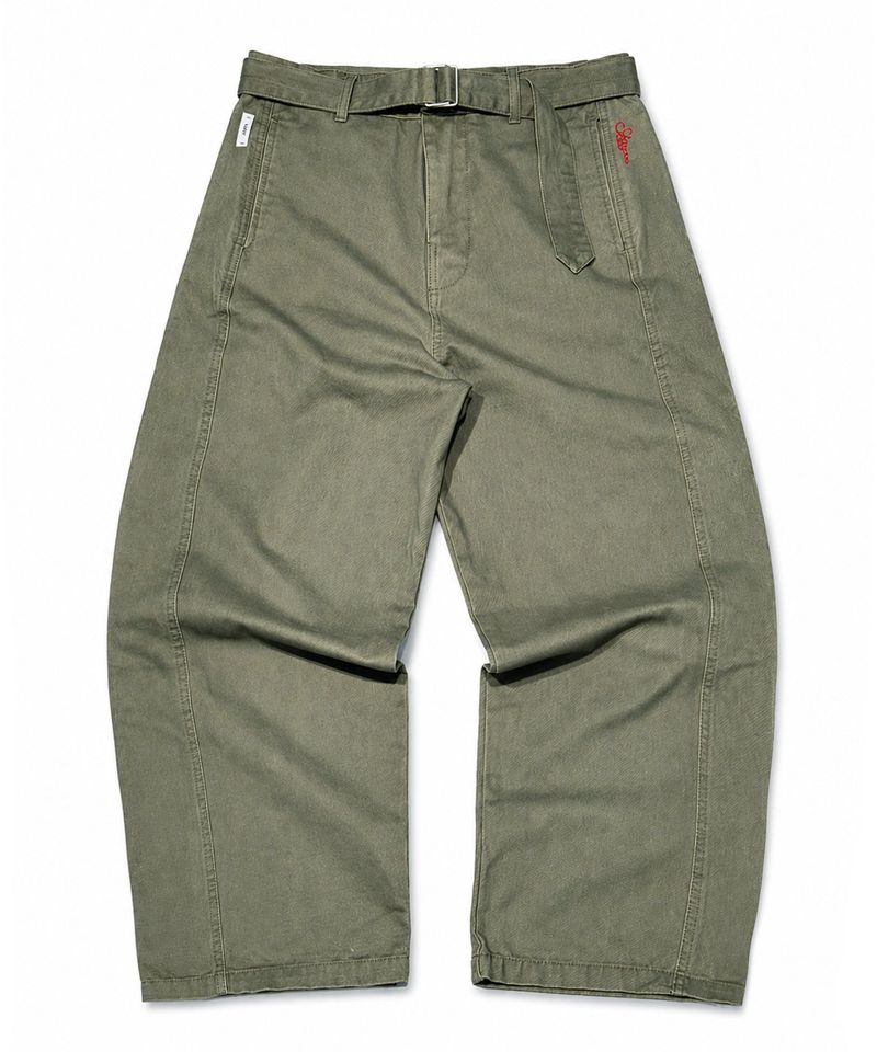 STIGMA（スティグマ）の「WASHED BELT CURVED PANTS KHAKI（Pants）」