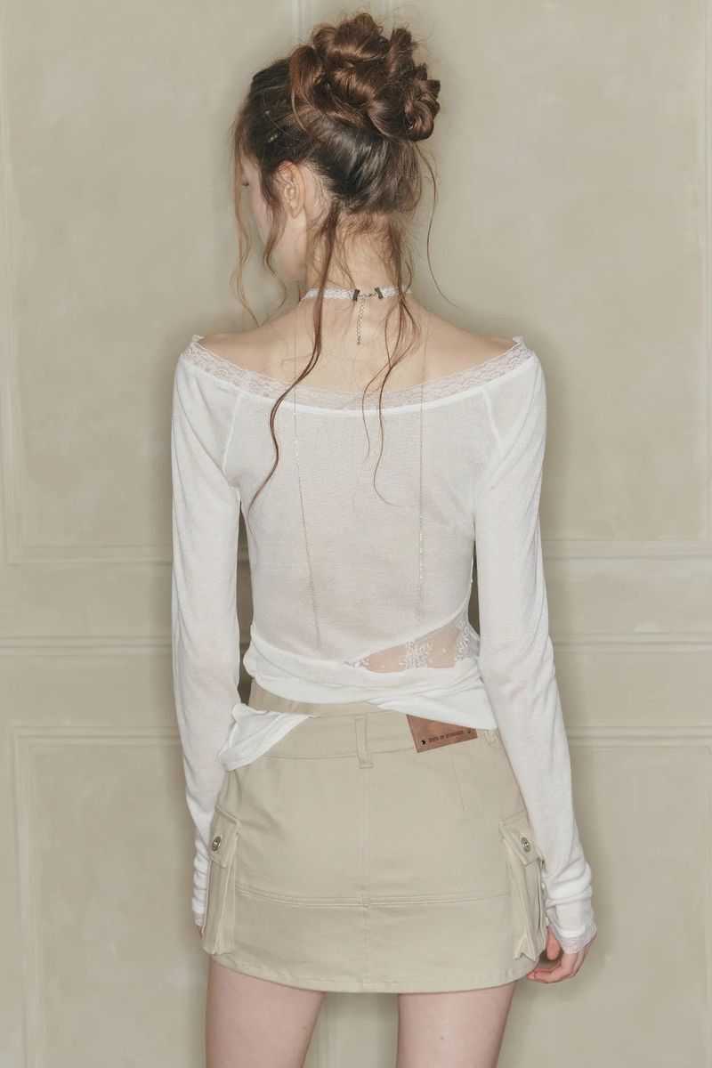 NIX MINI SKIRT beige