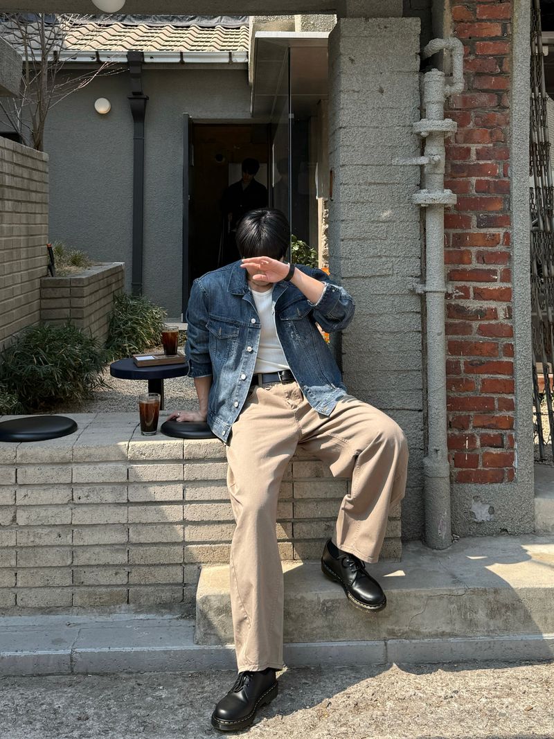 D-ring puttige curved pants