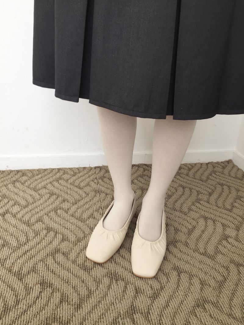 Square Mood Flat Shoes (3 Colors)