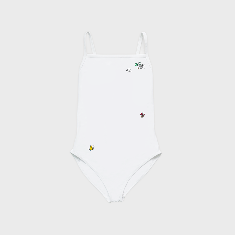 BETTER THAN SURF(べターザンサーフ)の「SWIM BASIC ONE-PIECE - CHARACTER WHITE(Swimwear)」