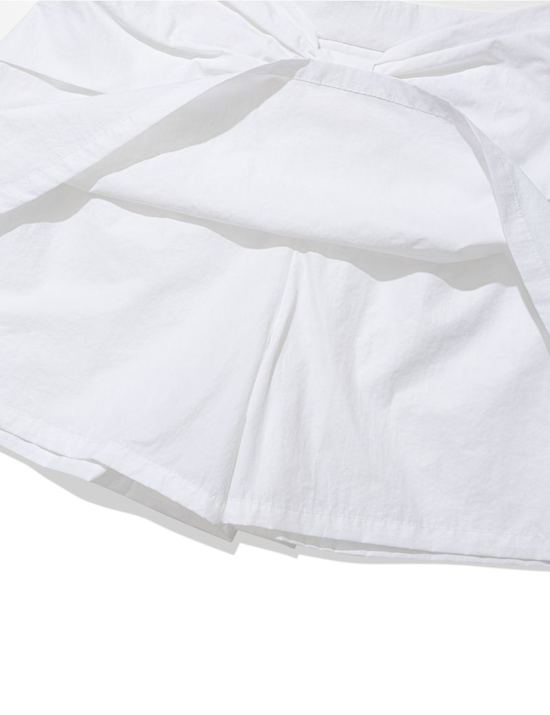 GIANT RIBBON SKIRT PANTS(WHITE)