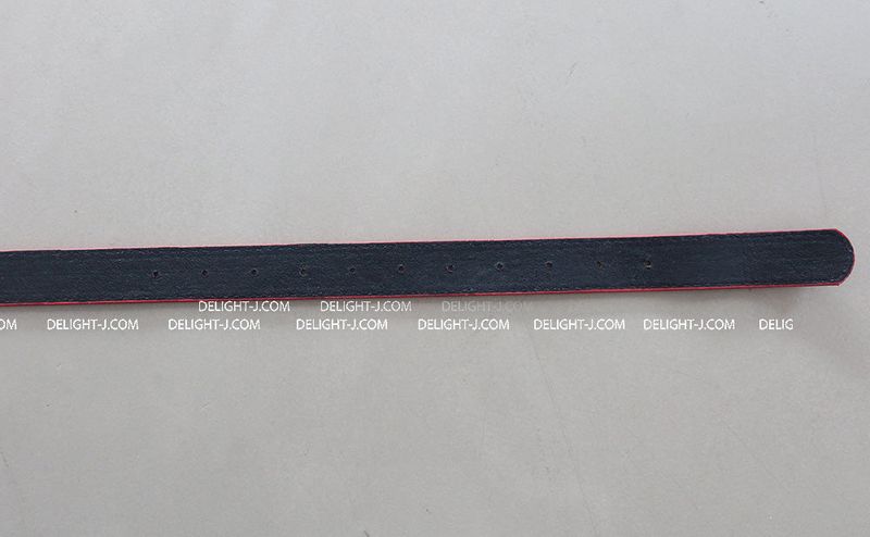 Circle Point Leather Belt