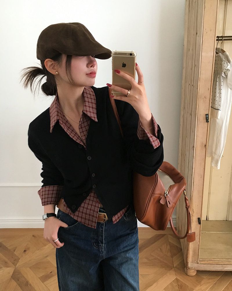 [ORIGINAL] Vale V-Neck Knit Cardigan