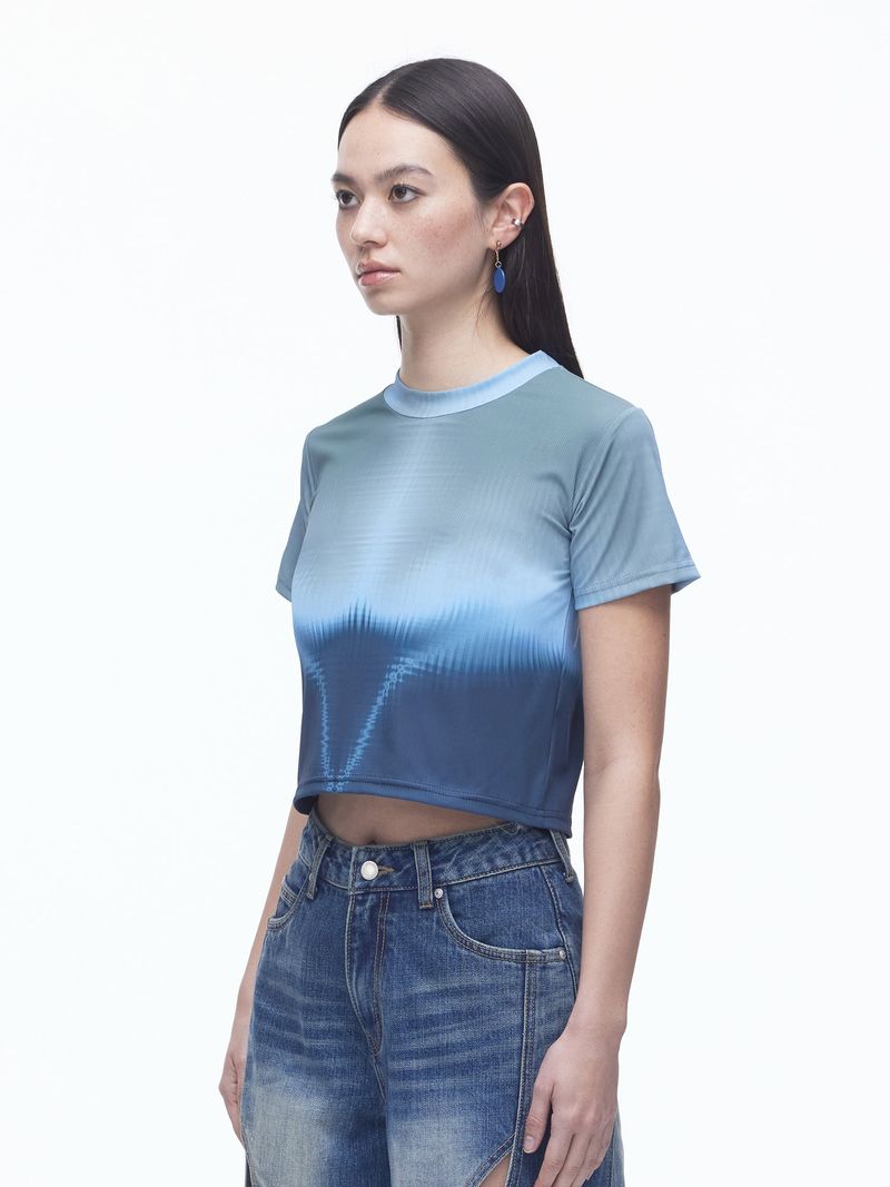 DILETTANTISME(ディレッタンティズム)の「BOOB ILLUSION T-SHIRTS (GR)(Tops)」